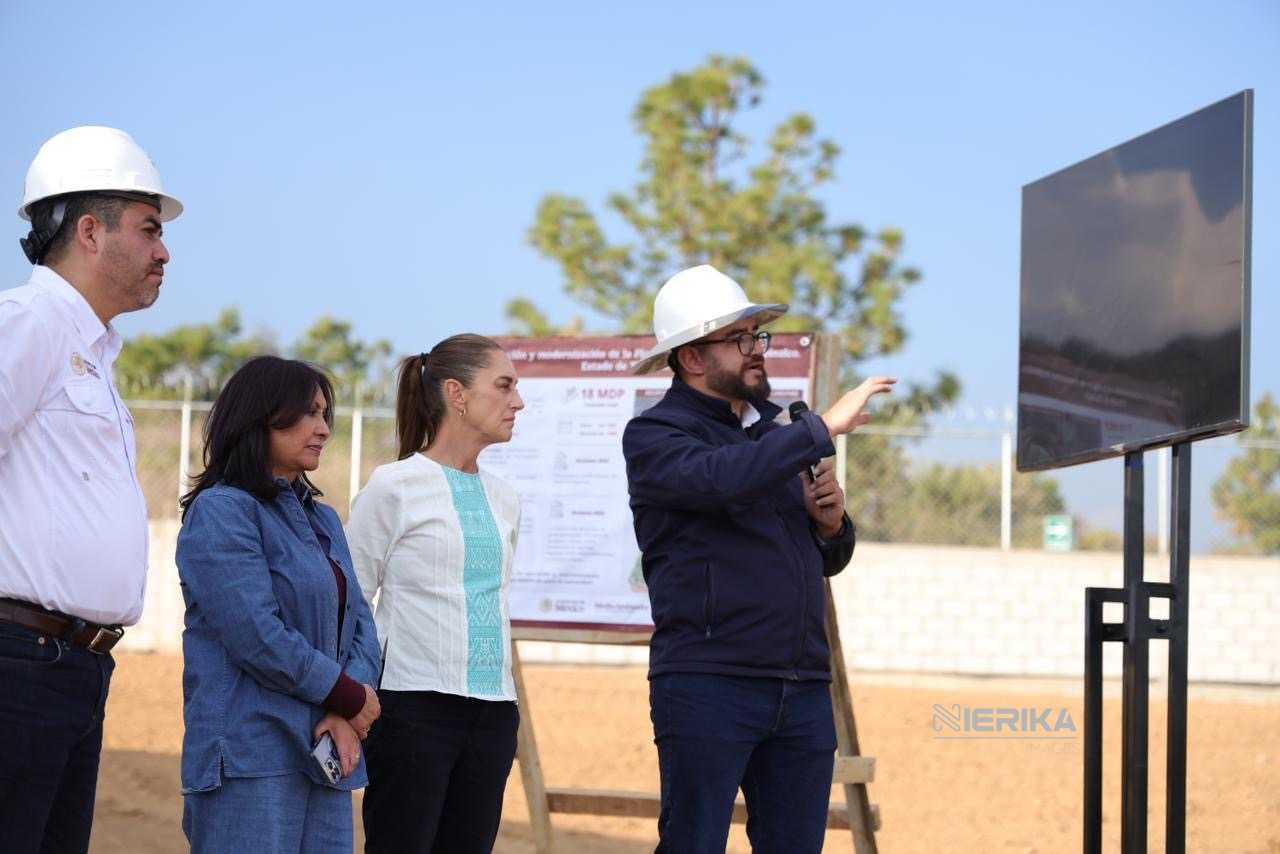 LA PRESIDENTA CLAUDIA SHEINBAUM Y LA GOBERNADORA LORENA CUÉLLAR SUPERVISAN AVANCES EN PLANTAS DE TRATAMIENTO EN TLAXCO