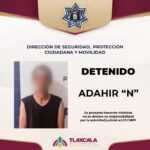 POLICÍA MUNICIPAL DE TLAXCALA ATIENDE REPORTES CIUDADANOS Y DETIENE A DOS PERSONAS POR ALTERAR EL ORDEN PÚBLICO