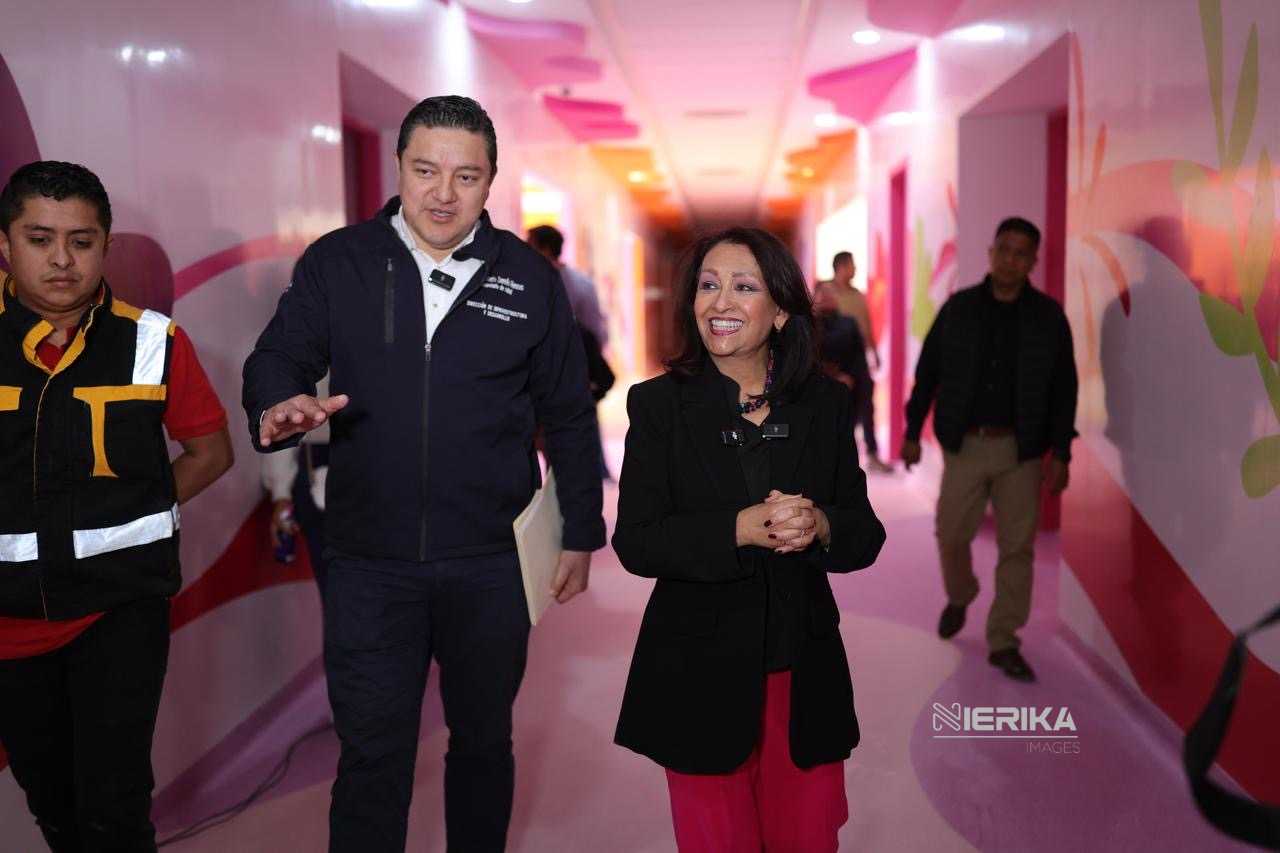 SUPERVISA GOBERNADORA AVANCES EN CENTRO DE IMAGENOLOGÍA Y EL CRIAT EN APETATITLÁN