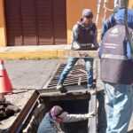 Nueva rejilla en la calle Gabino A. Palma, en la comunidad de Ocotlán