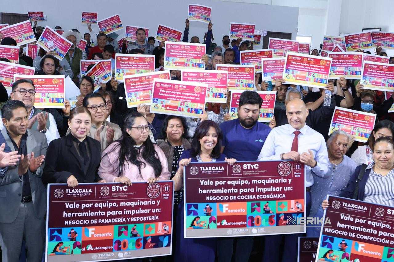 CON APOYO AL AUTOEMPLEO, TLAXCALA TRANSFORMA ECONOMÍA DE LAS FAMILIAS TLAXCALTECAS