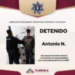 ELEMENTOS DE SEGURIDAD PÚBLICA DE LA CAPITAL DETIENEN A PRESUNTO ACOSADOR QUE ALTERABA EL ORDEN EN ACUITLAPILCO