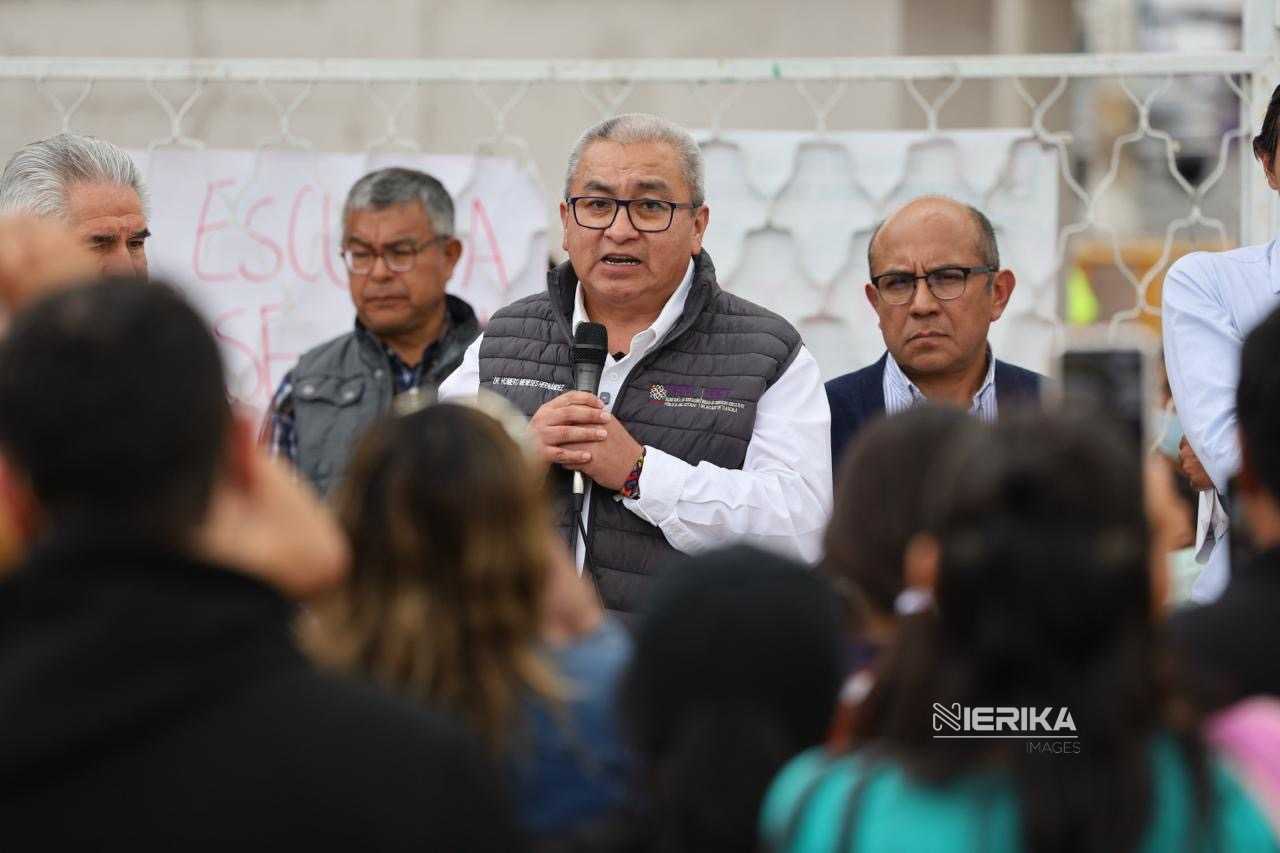 GOBIERNO DEL ESTADO PRIVILEGIÓ SEGURIDAD Y SALUD DE MENORES EN REUBICACIÓN DE PRIMARIA EMILIANO ZAPATA EN LA CAPITAL