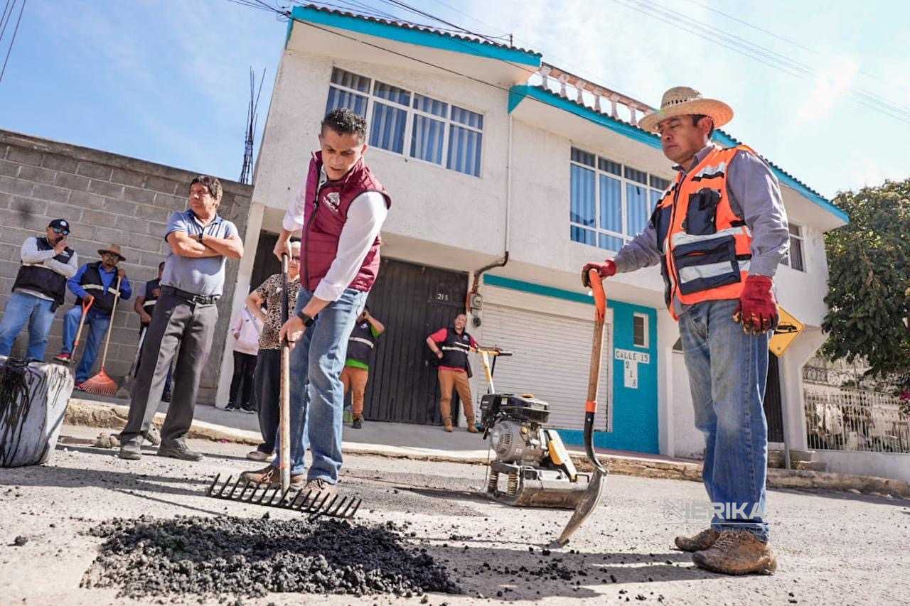 ENCABEZA ALCALDE ALFONSO SÁNCHEZ GARCÍA MACROFAENA EN LA LOMA XICOHTÉNCATL