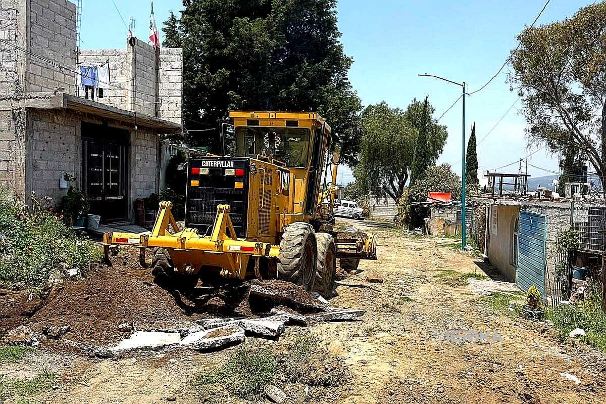 GOBIERNO DE ALFONSO SÁNCHEZ GARCÍA MEJORA VIALIDADES EN LA LOMA XICOHTÉNCATL