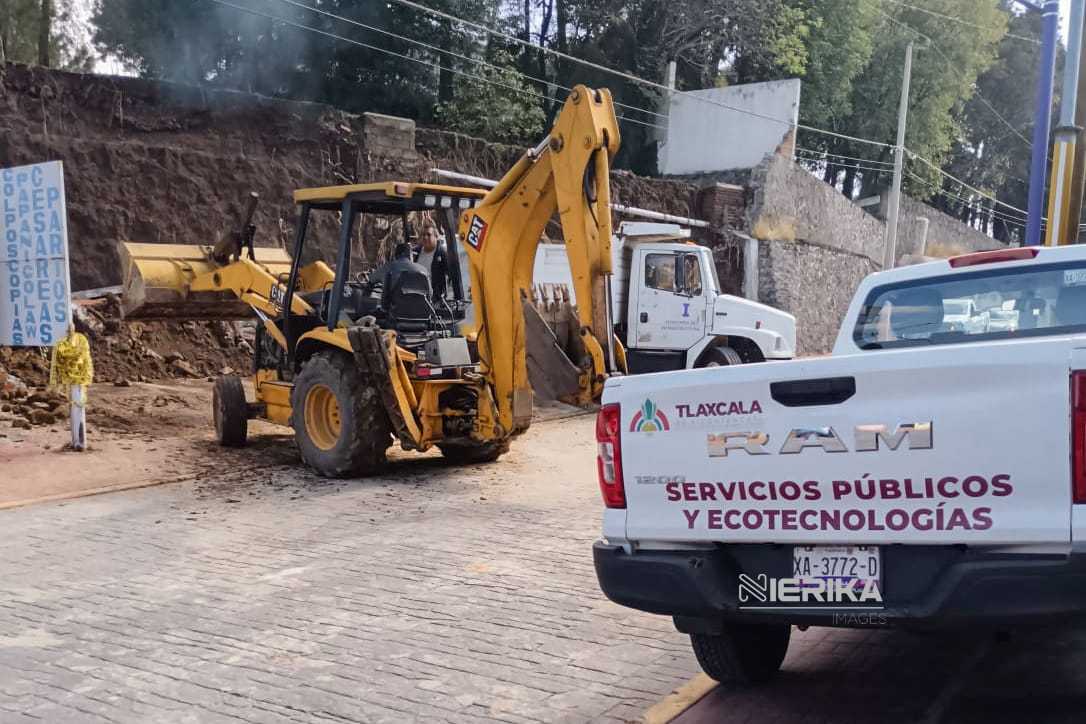 CONTINÚA AYUNTAMIENTO DE TLAXCALA LA ATENCIÓN CON BRIGADAS TRAS AFECTACIONES POR GRANIZADA EN LA CAPITAL