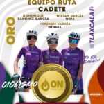DOS MEDALLAS DE ORO MÁS PARA TLAXCALA EN CICLISMO DE RUTA DE LA OLIMPIADA NACIONAL