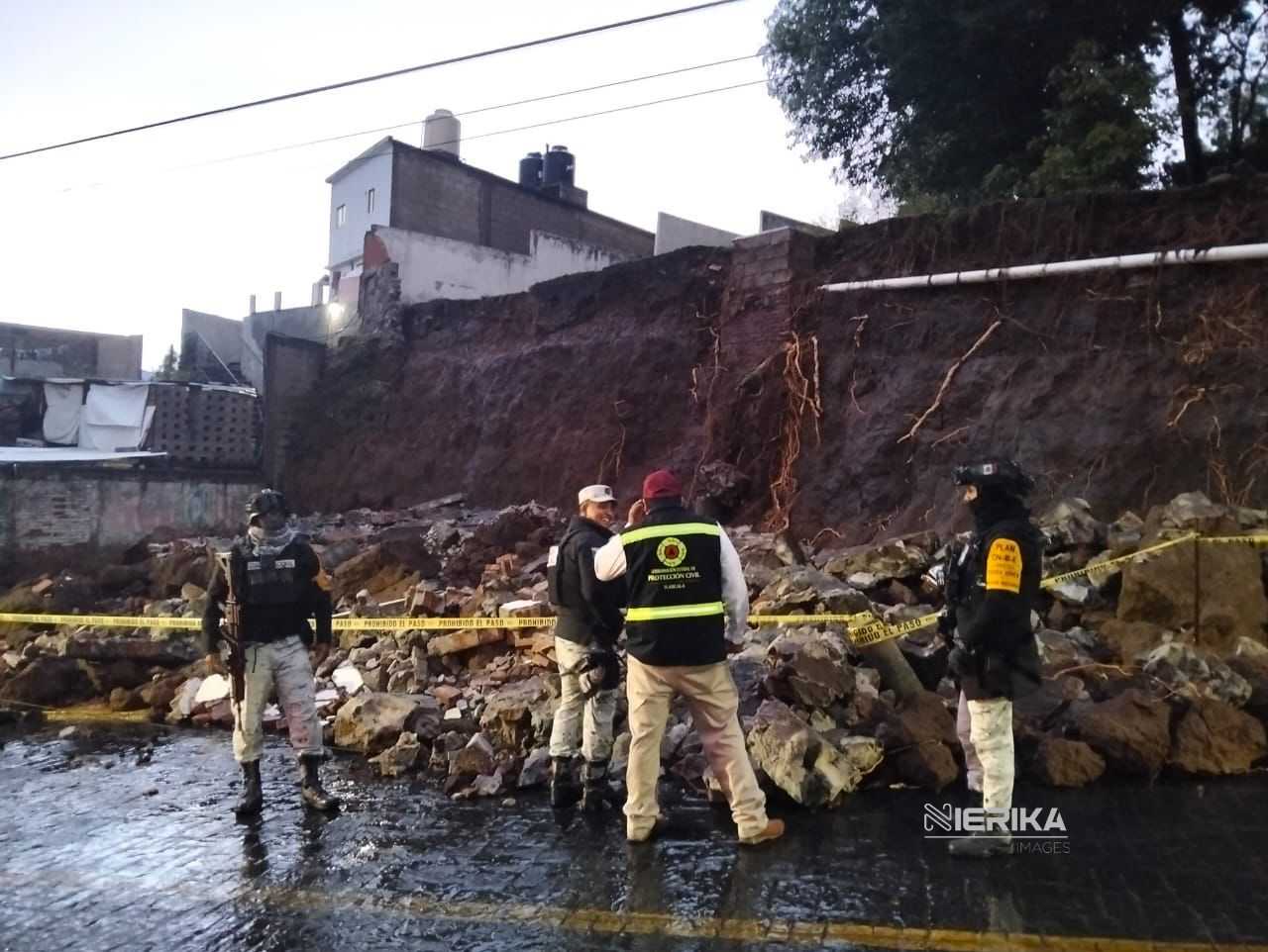 ATIENDE CEPC INCIDENCIAS POR LLUVIAS EN TLAXCALA CAPITAL; NO HAY PERSONAS LESIONADAS
