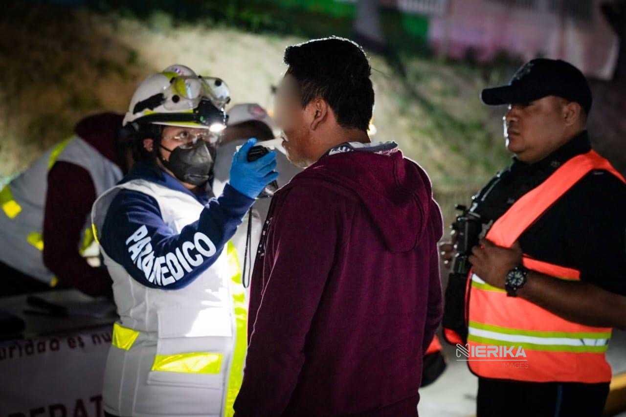 CON OPERATIVO DE ALCOHOLIMETRÍA LA POLICÍA MUNICIPAL DE TLAXCALA CUIDA A LAS FAMILIAS CAPITALINAS