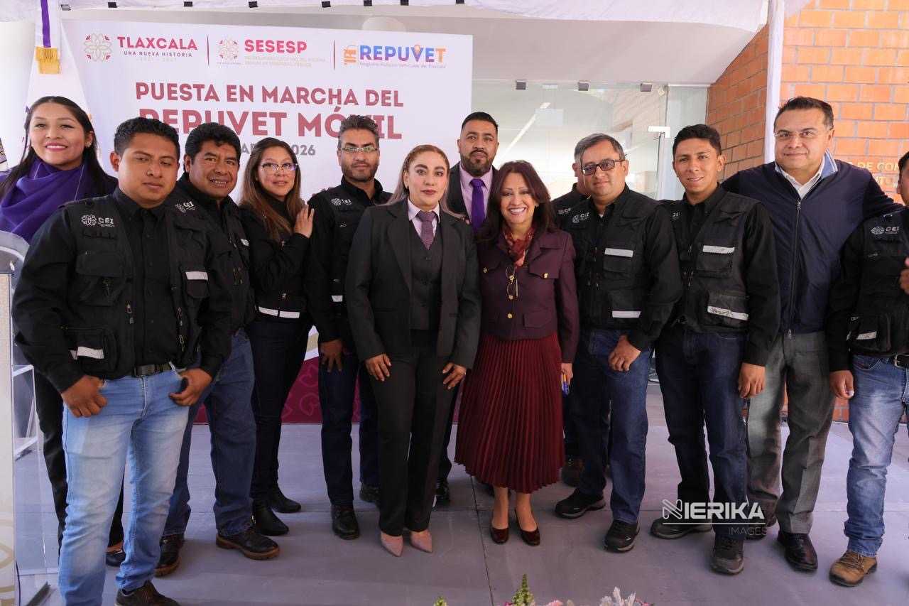 GOBIERNO DE TLAXCALA PONE EN MARCHA REPUVET MÓVIL PARA FORTALECER ACCIONES CONTRA ROBO DE VEHÍCULOS