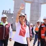 SUPERVISA CLAUDIA SHEINBAUM AVANCES DEL DISTRIBUIDOR VIAL SANTA ANA CHIAUTEMPAN EN TLAXCALA