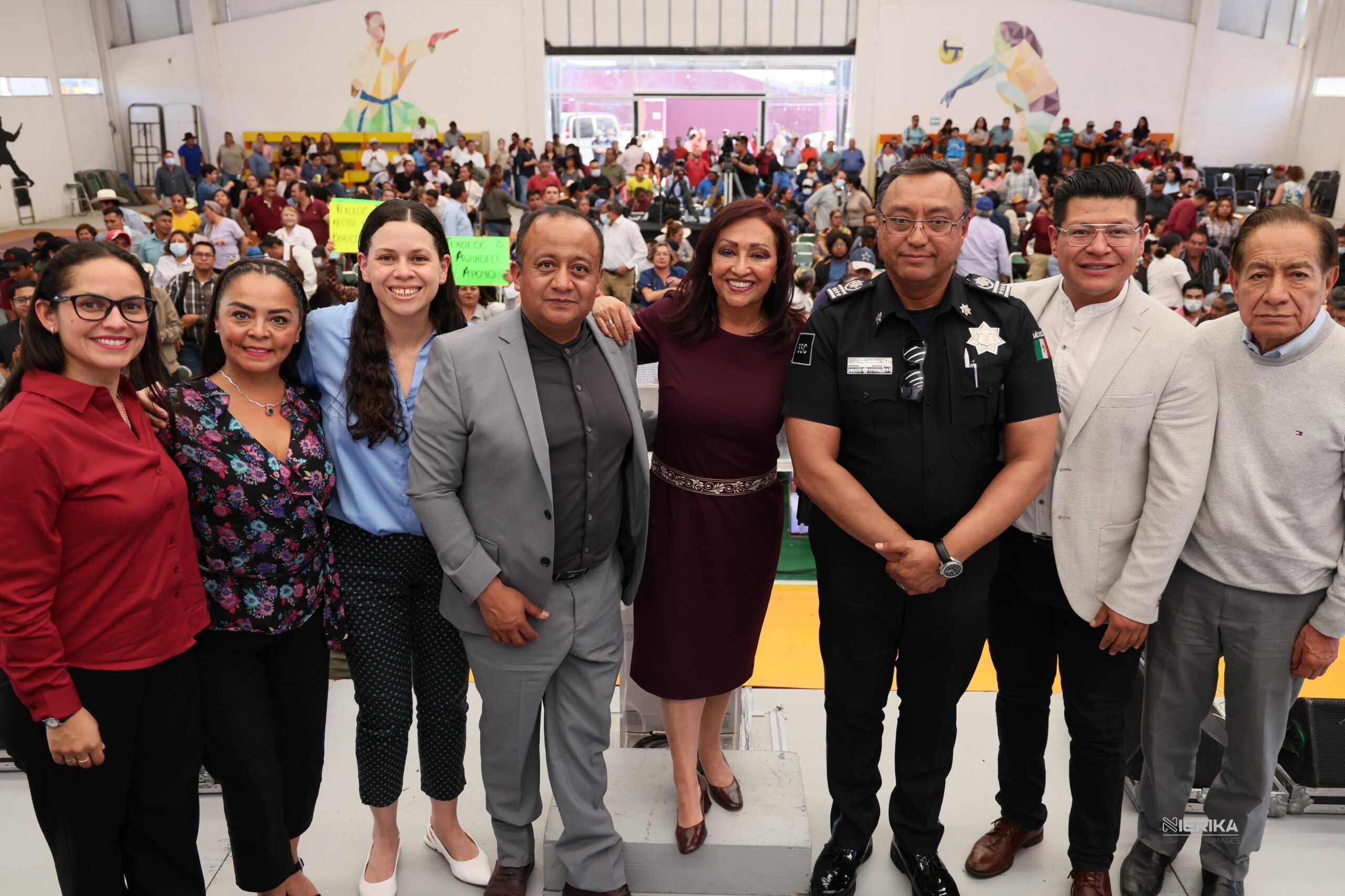 DESTACAN ACCIONES Y OBRAS EN TEXOLOC DURANTE ENCUENTRO TLAXCALTECA.