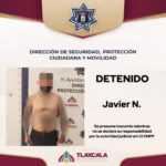 POLICÍA MUNICIPAL DE TLAXCALA ASEGURA A MASCULINO POR CONSUMO Y POSESIÓN DE PRESUNTAS SUSTANCIAS ILÍCITAS