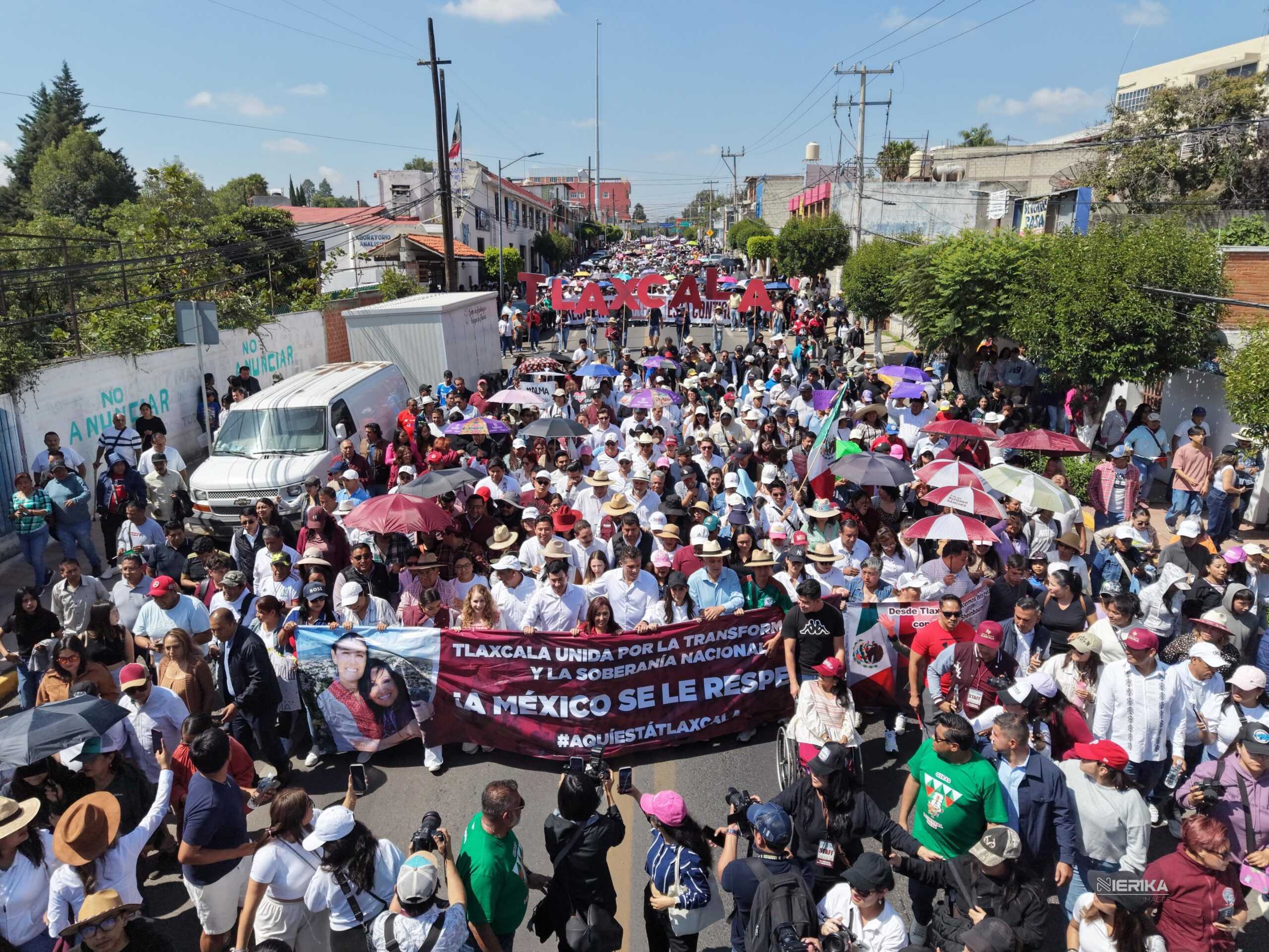 TLAXCALA MUESTRA FUERZA POLÍTICA Y UNIDAD EN RESPALDO A CLAUDIA SHEINBAUM