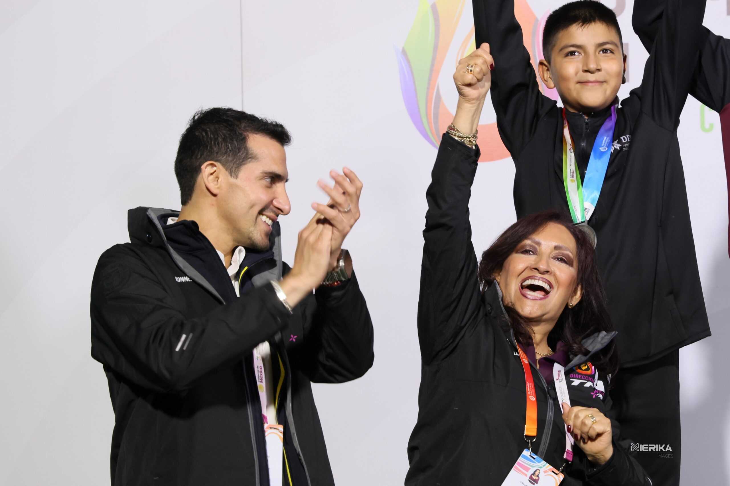 ENCABEZA GOBERNADORA LORENA CUÉLLAR PREMIACIÓN DE TAEKWONDO EN LA OLIMPIADA NACIONAL 2026.