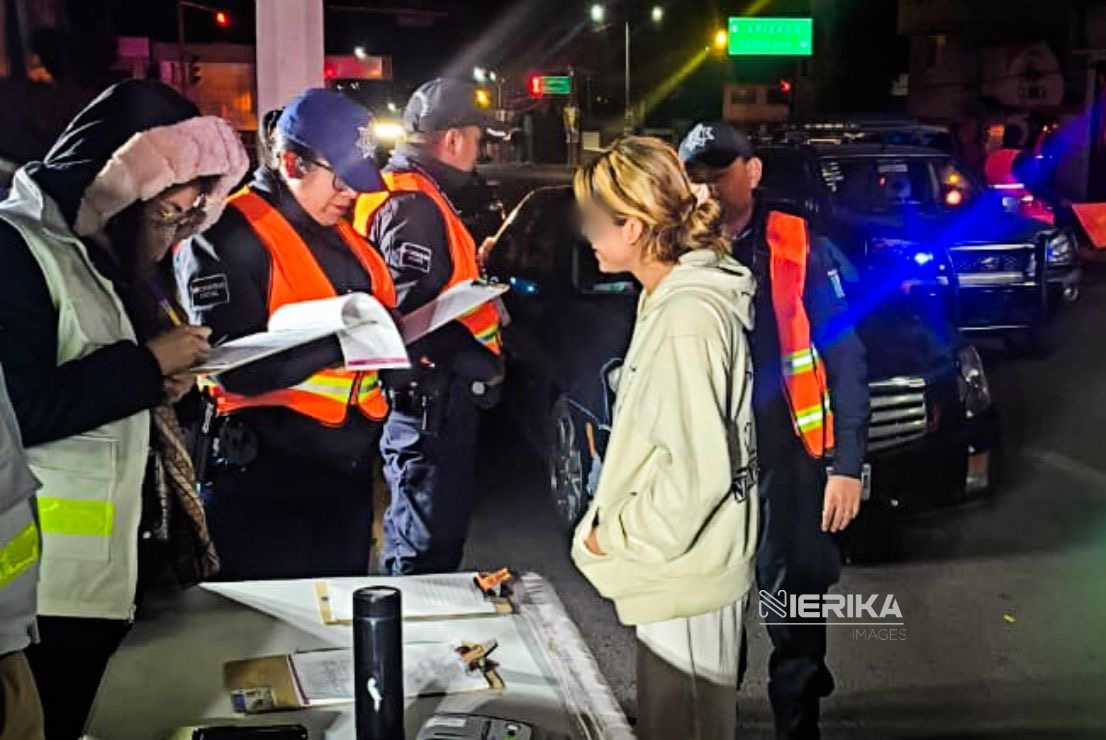 OPERATIVO DE ALCOHOLIMETRÍA REFUERZA LA PREVENCIÓN Y SEGURIDAD VIAL EN TLAXCALA CAPITAL