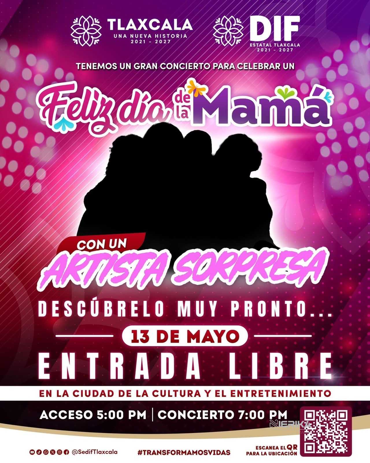 CELEBRARÁ SEDIF A MAMÁS TLAXCALTECAS CON FESTIVAL GRATUITO; OBSEQUIARÁ PREMIOS CON DINÁMICAS EN REDES SOCIALES.