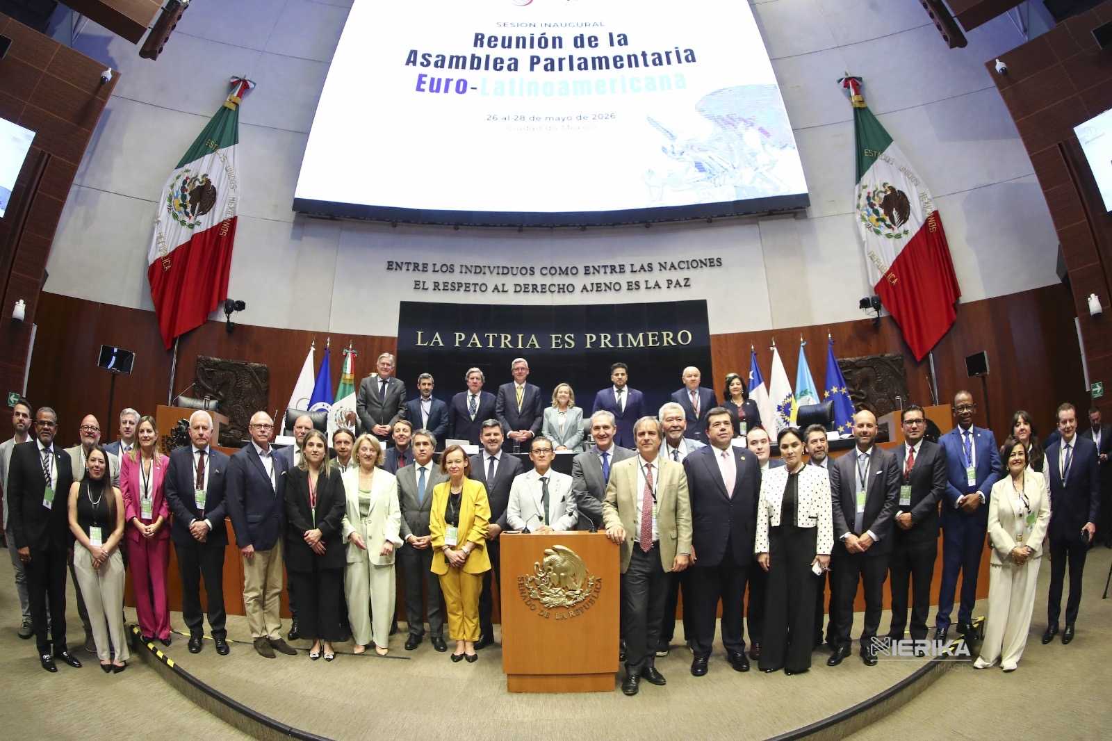 Asiste Ray Vázquez Conchas a la Asamblea Parlamentaria Euro Latinoamericana 2026 en el Senado de la República