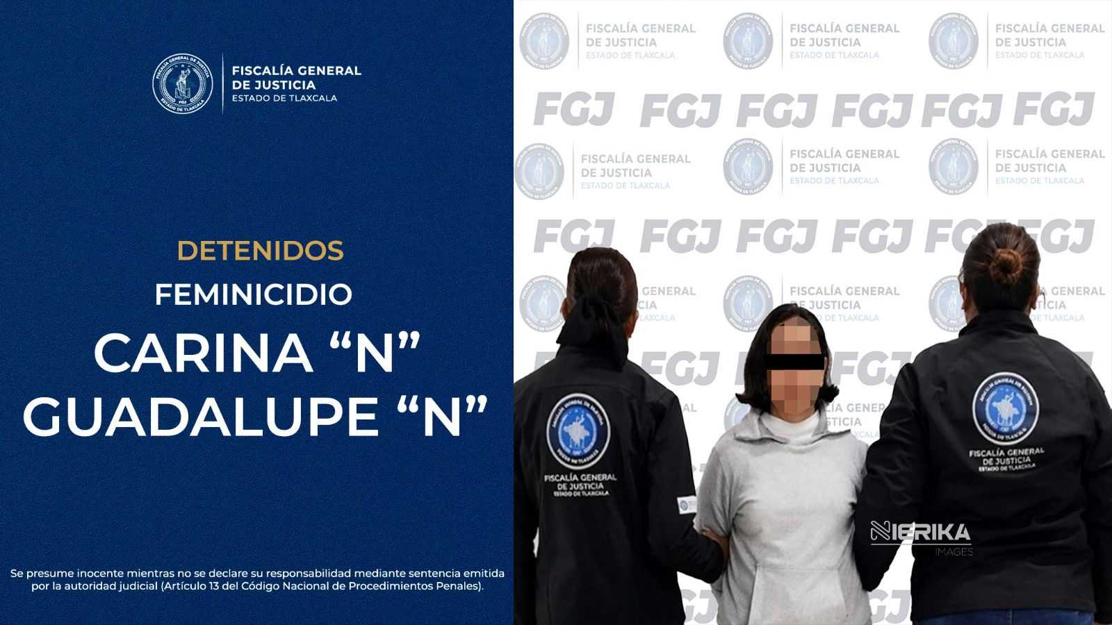 POLICÍA DE INVESTIGACIÓN DETIENE A MUJER Y HOMBRE ACUSADOS DE FEMINICIDIO EN APIZACO: FGJE
