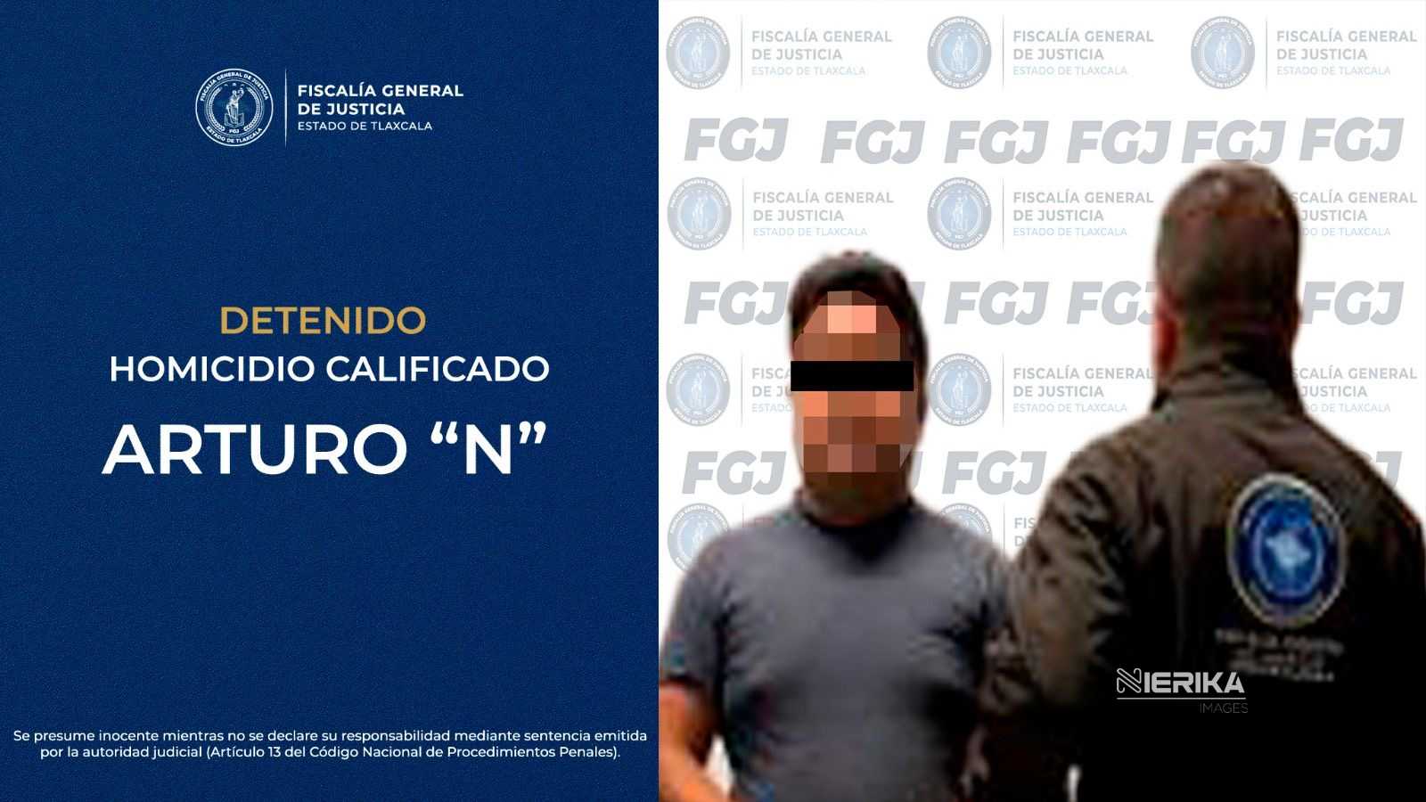 FGJE LOGRA DETENCIÓN DE UN HOMBRE POR HOMICIDIO CALIFICADO OCURRIDO EN TEPEYANCO.