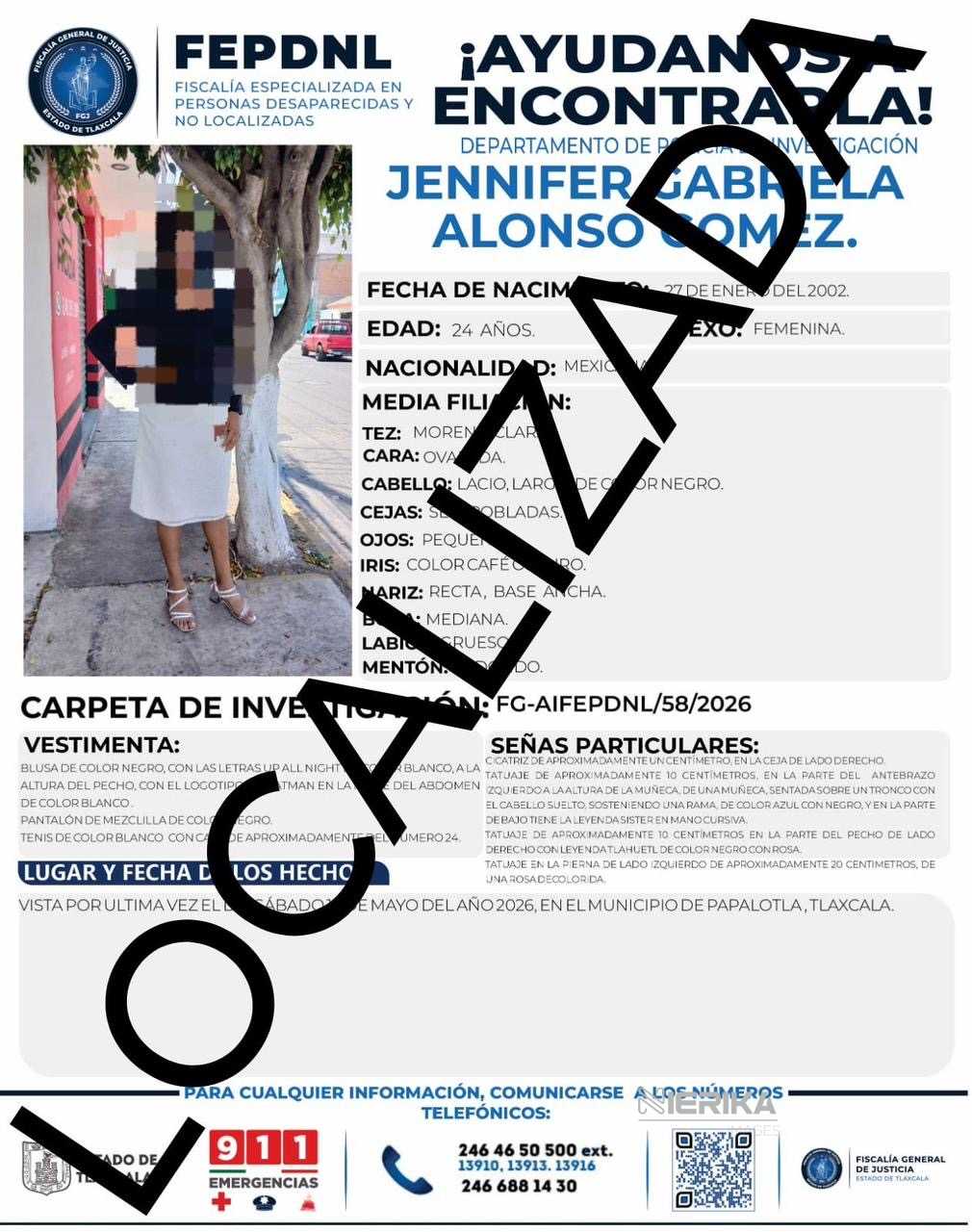 Localizan a mujeres con ficha de búsqueda