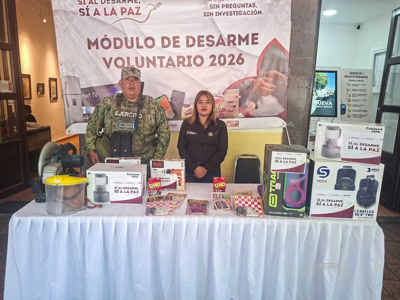 CONTINÚA EN TLAXCALA LA CAMPAÑA “SÍ AL DESARME, SÍ A LA PAZ”.