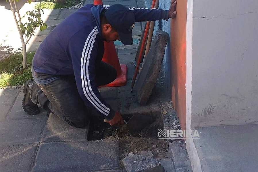 CON OBRAS EN CALLE PRIMERO DE MAYO, ALFONSO SÁNCHEZ FORTALECE MOVILIDAD PEATONAL EN LA CAPITAL