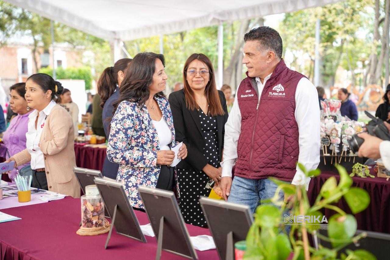 TLAXCALA SE TRANSFORMA GRACIAS A LAS MUJERES: ALFONSO SÁNCHEZ GARCÍA EN EXPO VENTA “MUJERES QUE CONSTRUYEN”