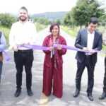 INAUGURÓ GOBERNADORA LORENA CUÉLLAR RECONSTRUCCIÓN DE CARRETERA EN SANTIAGO CUAULA EN CALPULALPAN