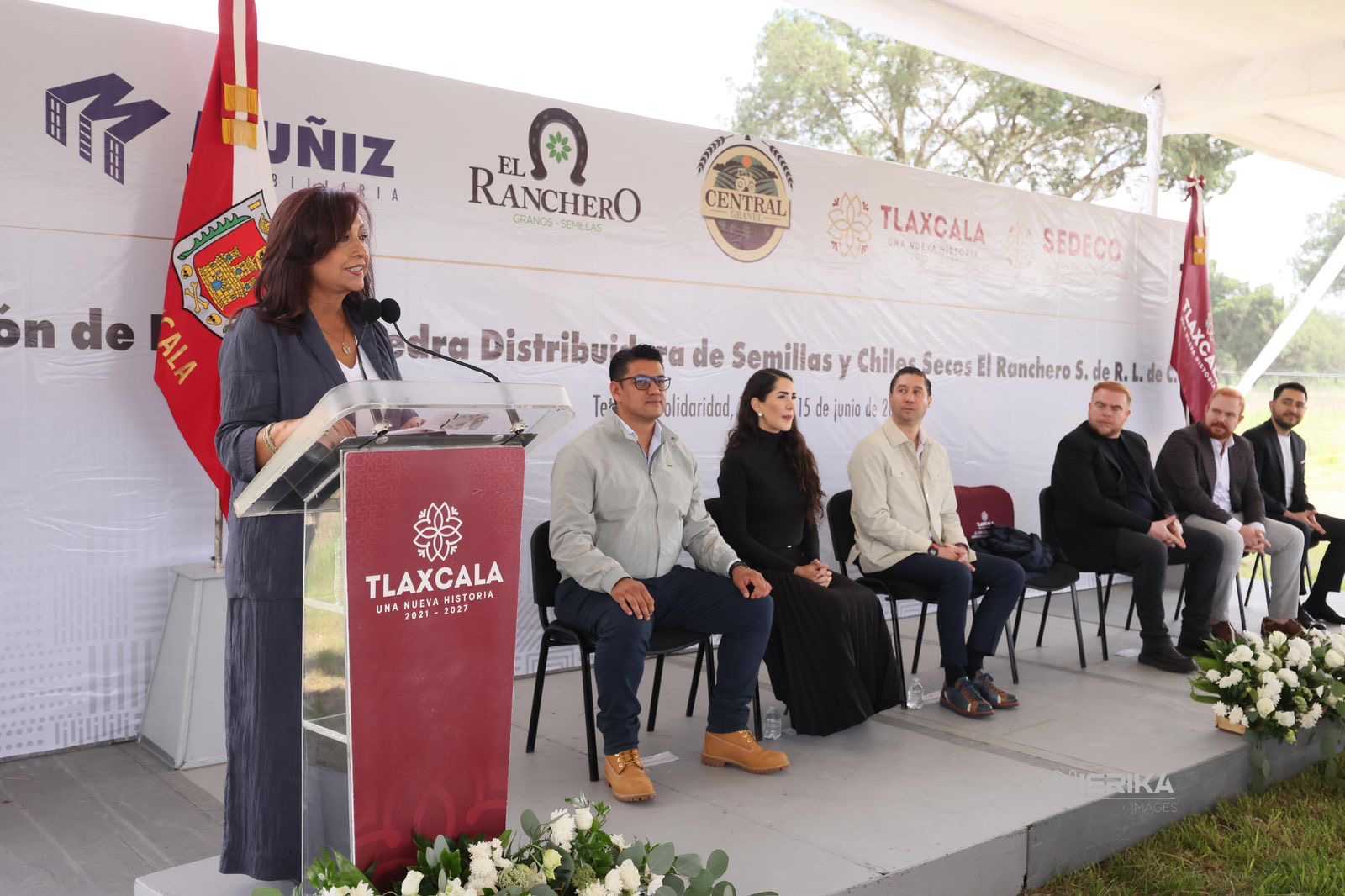 LOGRA TLAXCALA INVERSIÓN NÚMERO 46; COLOCA GOBERNADORA PRIMERA PIEDRA DE LA EMPRESA “EL RANCHERO” EN TETLA.