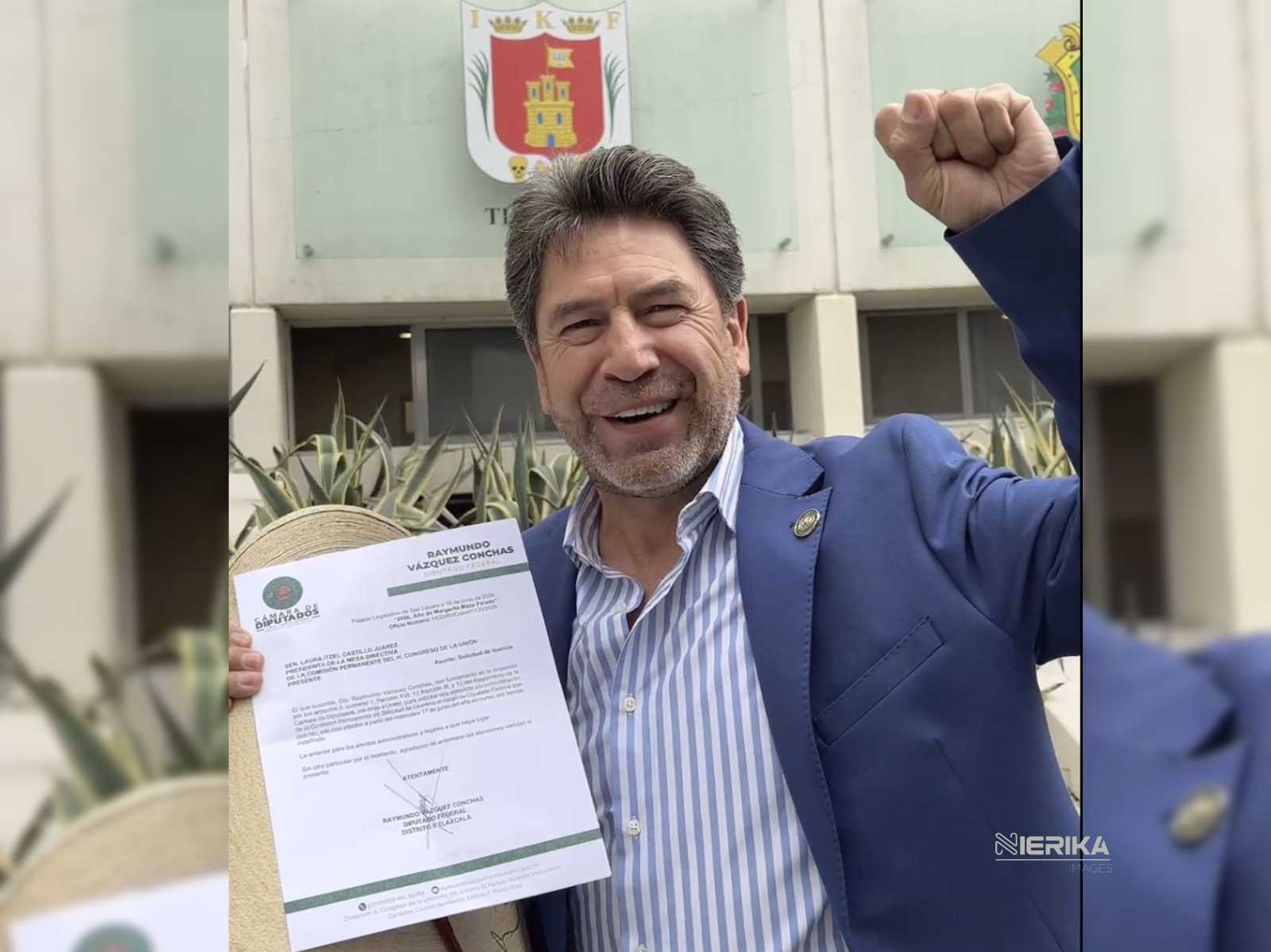 “Vamos con todo”: Ray Vázquez solicita licencia en la Cámara y se suma a la contienda interna de Morena en Tlaxcala