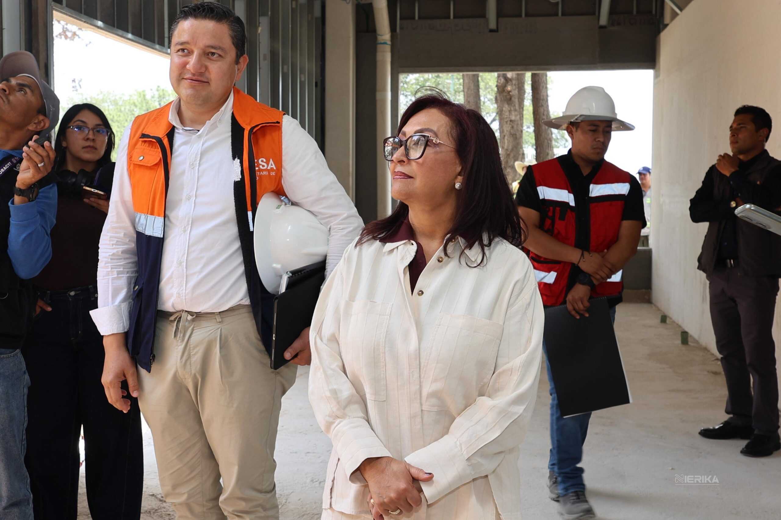 CONSTATA GOBERNADORA AVANCES DE LA CONSTRUCCIÓN DEL NUEVO CENTRO DE ATENCIÓN ONCOLÓGICA
