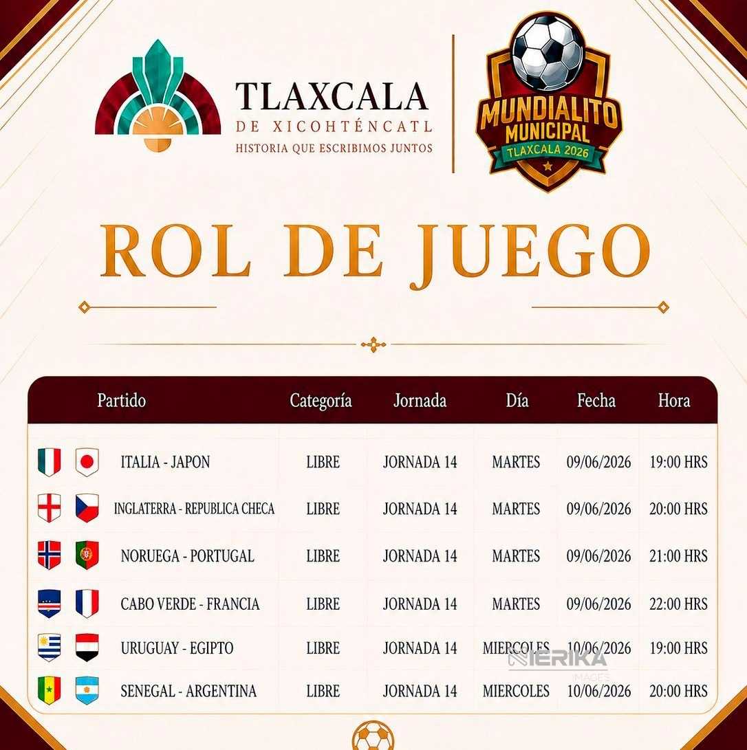 EL “MUNDIALITO MUNICIPAL 2026” ENTRA EN SU ETAPA DECISIVA CON GRANDES DUELOS EN TLAXCALA CAPITAL