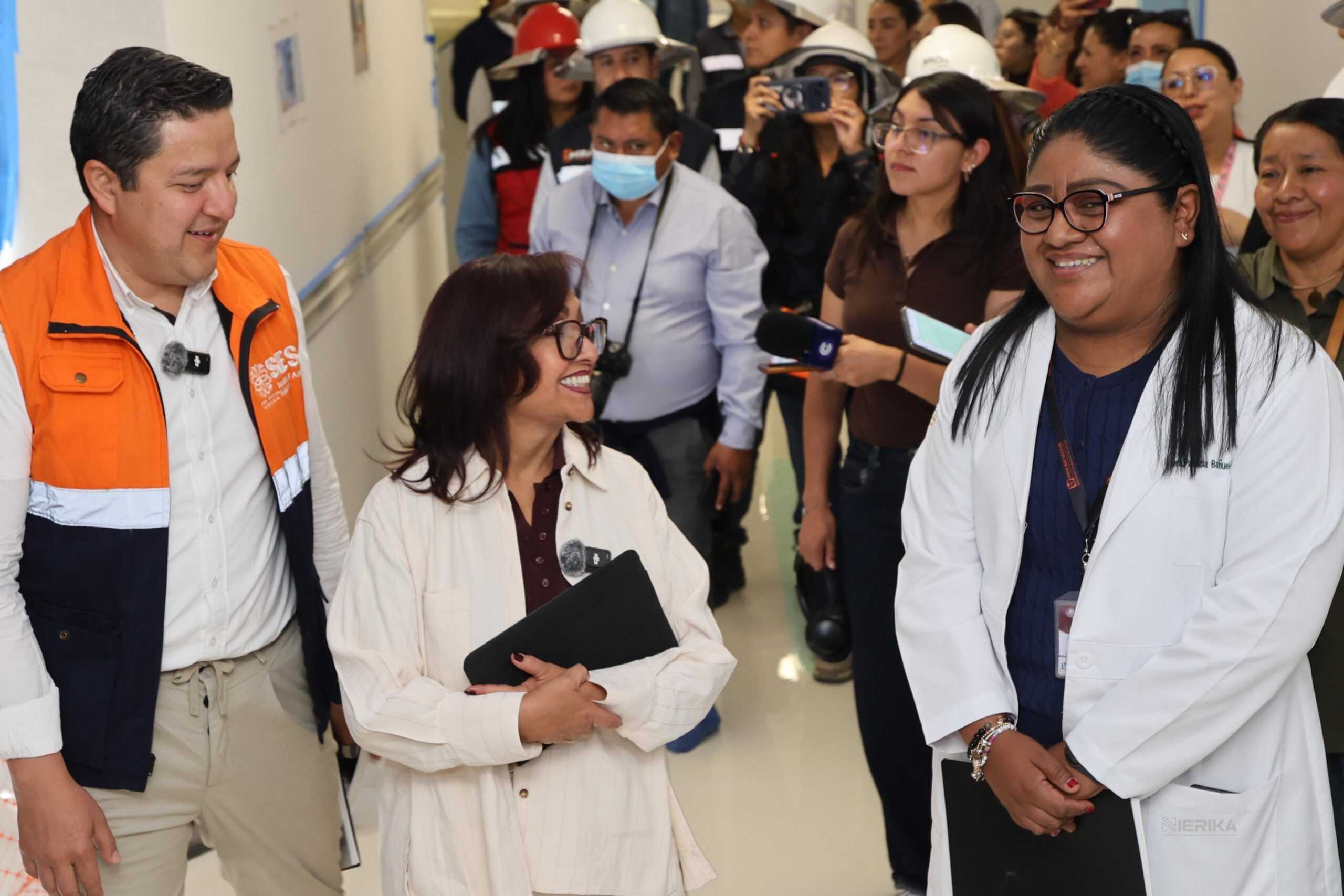 SUPERVISA GOBERNADORA AMPLIACIÓN DEL HOSPITAL INFANTIL DE TLAXCALA.