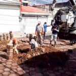 Personal de CAPAM atendió un reporte en la calle Constructores de Loma Bonita
