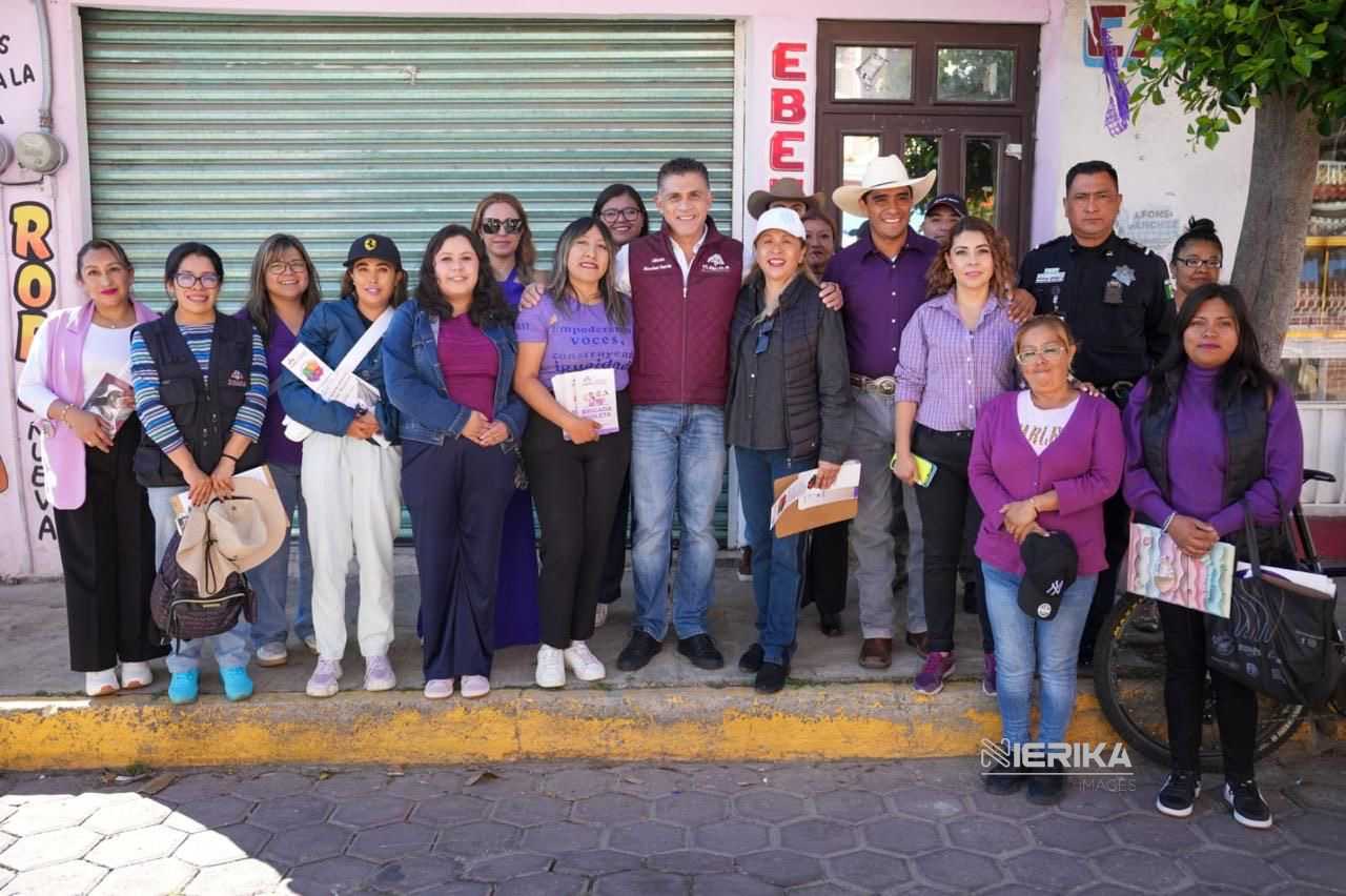 CON LA BRIGADA VIOLETA ALFONSO SÁNCHEZ GARCÍA BUSCA AMPLIAR LA RED DE “PUNTOS VIOLETA” PARA APOYAR A MUJERES QUE LO NECESITEN