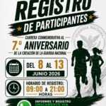 INVITA AYUNTAMIENTO DE TLAXCALA A LA CARRERA CONMEMORATIVA AL 7º ANIVERSARIO DE LA GUARDIA NACIONAL Y LLAMA A TOMAR PREVISIONES VIALES