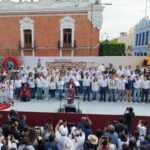 LORENA CUÉLLAR ENCABEZA CAMINATA POR LA SOBERANÍA NACIONAL