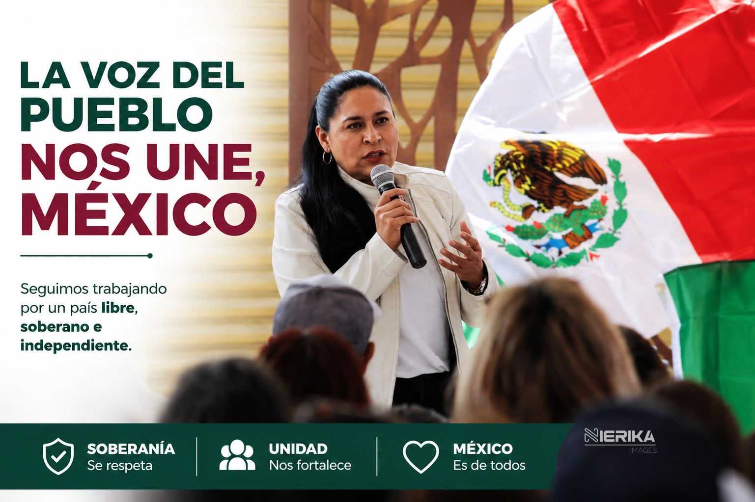 Respalda Ana Lilia Rivera firme defensa de la soberanía nacional encabezada por la presidenta Sheinbaum
