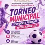 ABRE AYUNTAMIENTO DE TLAXCALA CONVOCATORIA AL TORNEO MUNICIPAL DE FUTBOL RÁPIDO PARA SERVIDORES PÚBLICOS