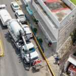 SUPERVISA PRESIDENTE MUNICIPAL DE TLAXCALA TRABAJOS DE DESAZOLVE PREVENTIVO EN BULEVAR GASODUCTO