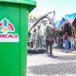 ATIENDE AYUNTAMIENTO DE TLAXCALA CON BACHEO CALLES ALEDAÑAS AL MERCADO “EMILIO SÁNCHEZ PIEDRAS”