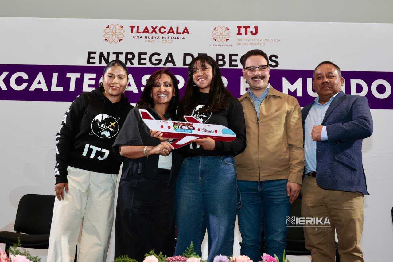 ENTREGA GOBERNADORA BECAS “TLAXCALTECAS POR EL MUNDO 2026” A 200 JÓVENES