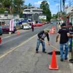 Brigadas de “Más Territorio” bachean en Tepehitec y podan jardín de niños en Miraflores