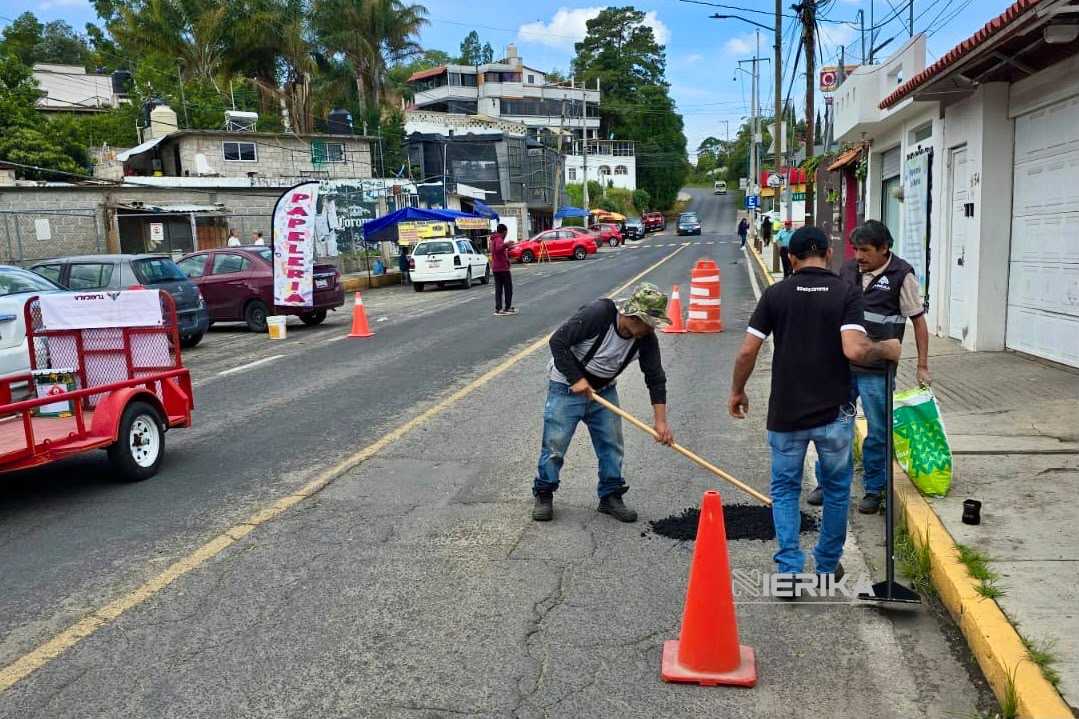 Brigadas de “Más Territorio” bachean en Tepehitec y podan jardín de niños en Miraflores