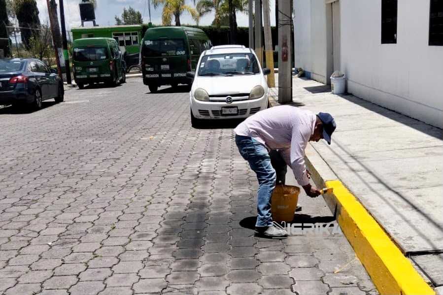 Brigadas de “Más Territorio” realizan limpieza, poda y balizado en Ixtulco, IV Señorío, Ocotlán y Miraflores