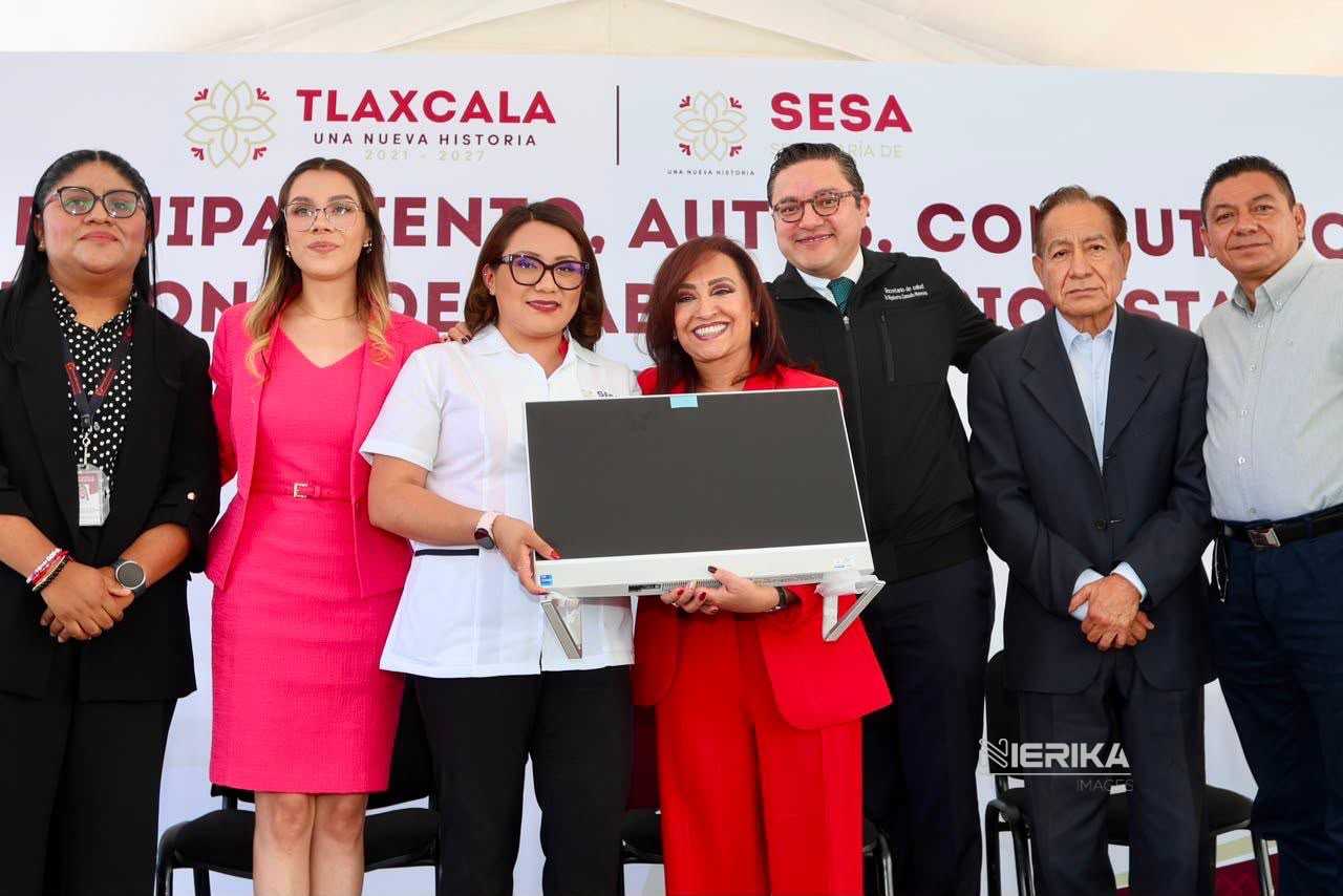 FORTALECE GOBIERNO ESTATAL LABORATORIO DE SALUD CON EQUIPO DE CÓMPUTO, INSUMOS Y VEHÍCULOS