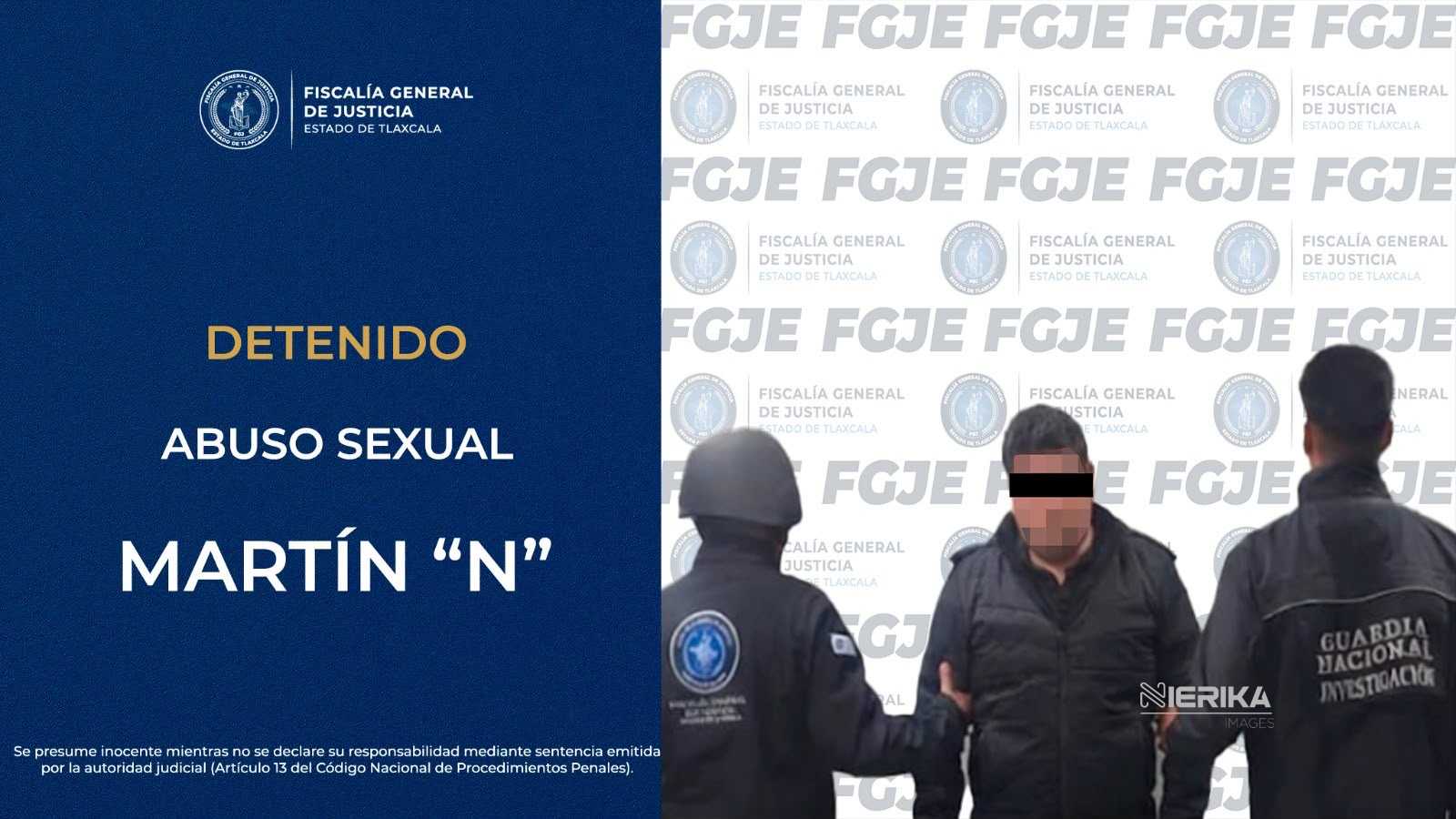 DETIENE POLICÍA DE INVESTIGACIÓN A HOMBRE POR ABUSO SEXUAL: FGJE