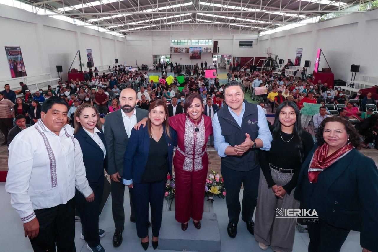 REAFIRMA GOBERNADORA SU COMPROMISO DE PROGRESO CON LOS HABITANTES DE XILOXOXTLA