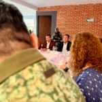 El presidente municipal de Tlaxcala, Carlos López Suárez, participó este viernes en la Mesa de Construcción de Paz y Seguridad Región II